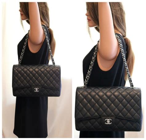 chanel flap bag jumbo and maxi|Chanel jumbo flap bag price.